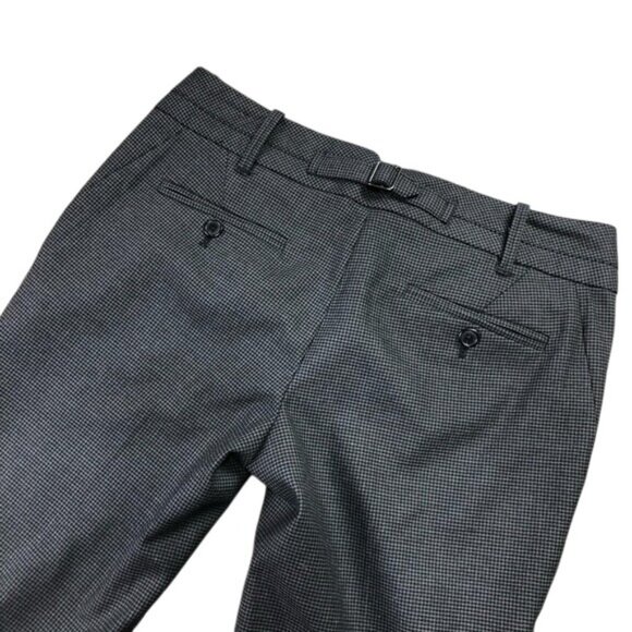 Ann Taylor Loft Marisa Women Straight Low Rise Dress Pants SZ 0 Black Houndstoot - Picture 8 of 14